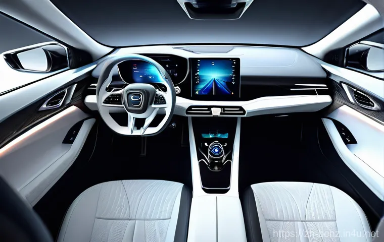 벤츠 S클래스의 고급 인테리어 - **Prompt 1: Intelligent Cockpit and Seamless Interaction**
    "A meticulously crafted, futuristic c...